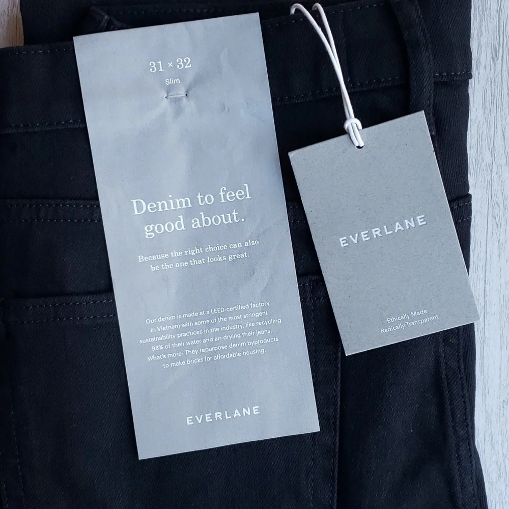 Everlane Slim Jean nwt - Picture 2 of 7
